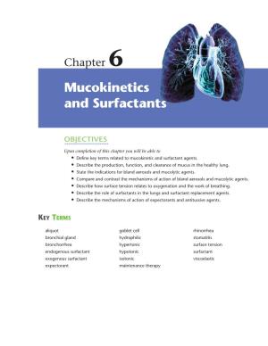 Chapter 6 Mucokinetics and Surfactants
