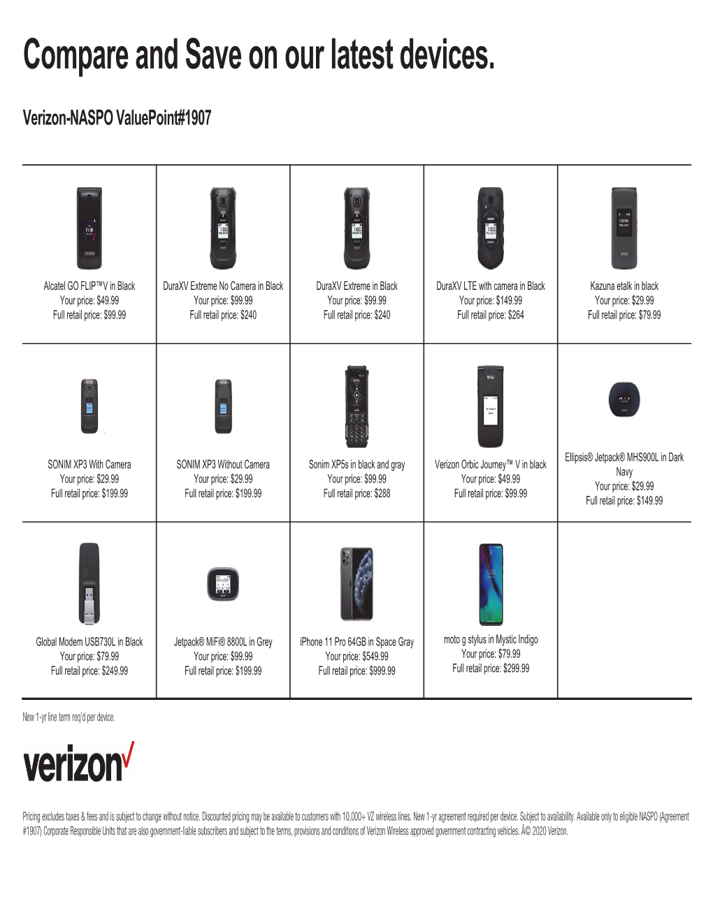 Compare and Save on Our Latest Devices