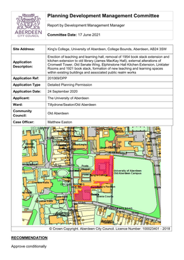 Planning Development Management Committee