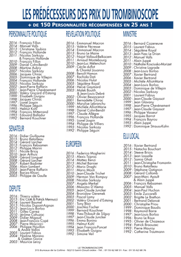 Predecesseurs 1992-2016:Mise En Page 1