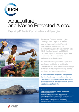 Aquaculture and Marine Protected Areas: Exploring Potential Opportunities and Synergies
