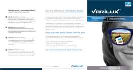 Varilux Pro Reading Card