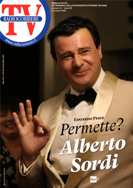 Edoardo Pesce Permette? Alberto Sordi @ Antonio Di Paolo Antonio @ TELEVIDEO Lu 14 Ott 11:25:35 U LT I M 'ORA