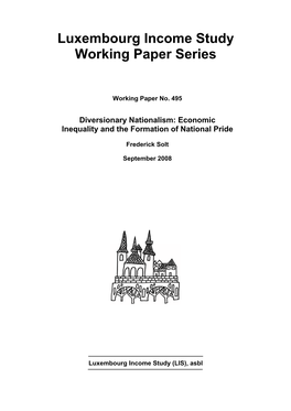 Diversionary Nationalism: Economic Inequality and the Formation of National Pride
