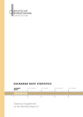 Exchange Rate Statistics