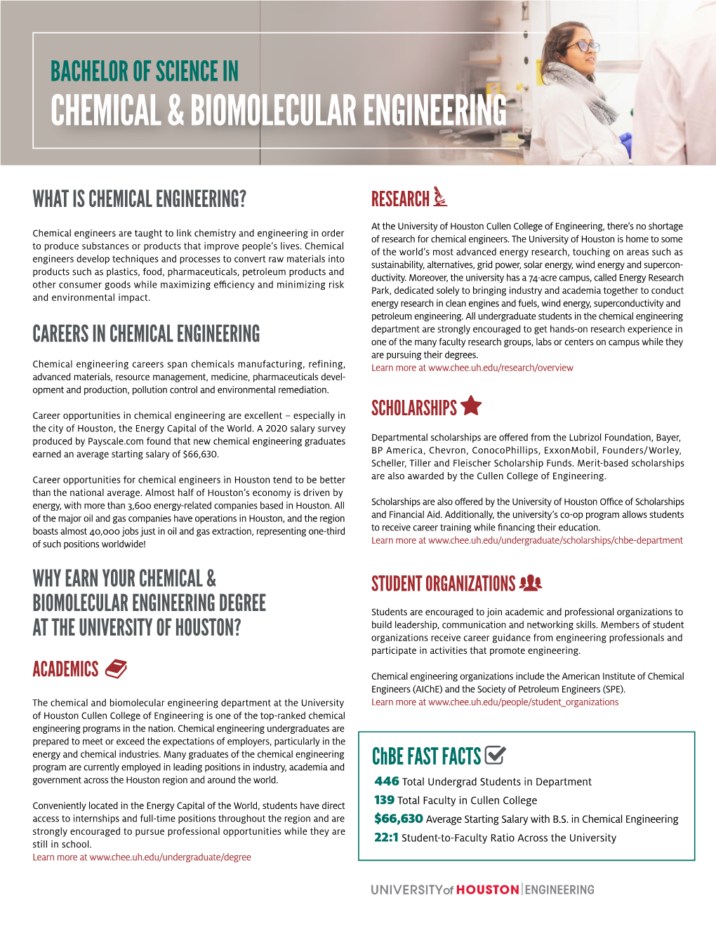 Bachelor of Science in Chemical & Biomolecular Engineering