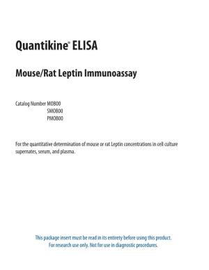Mouse/Rat Leptin Quantikine