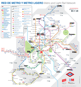 RED DE METRO Y METRO LIGERO Metro and Light Rail Network
