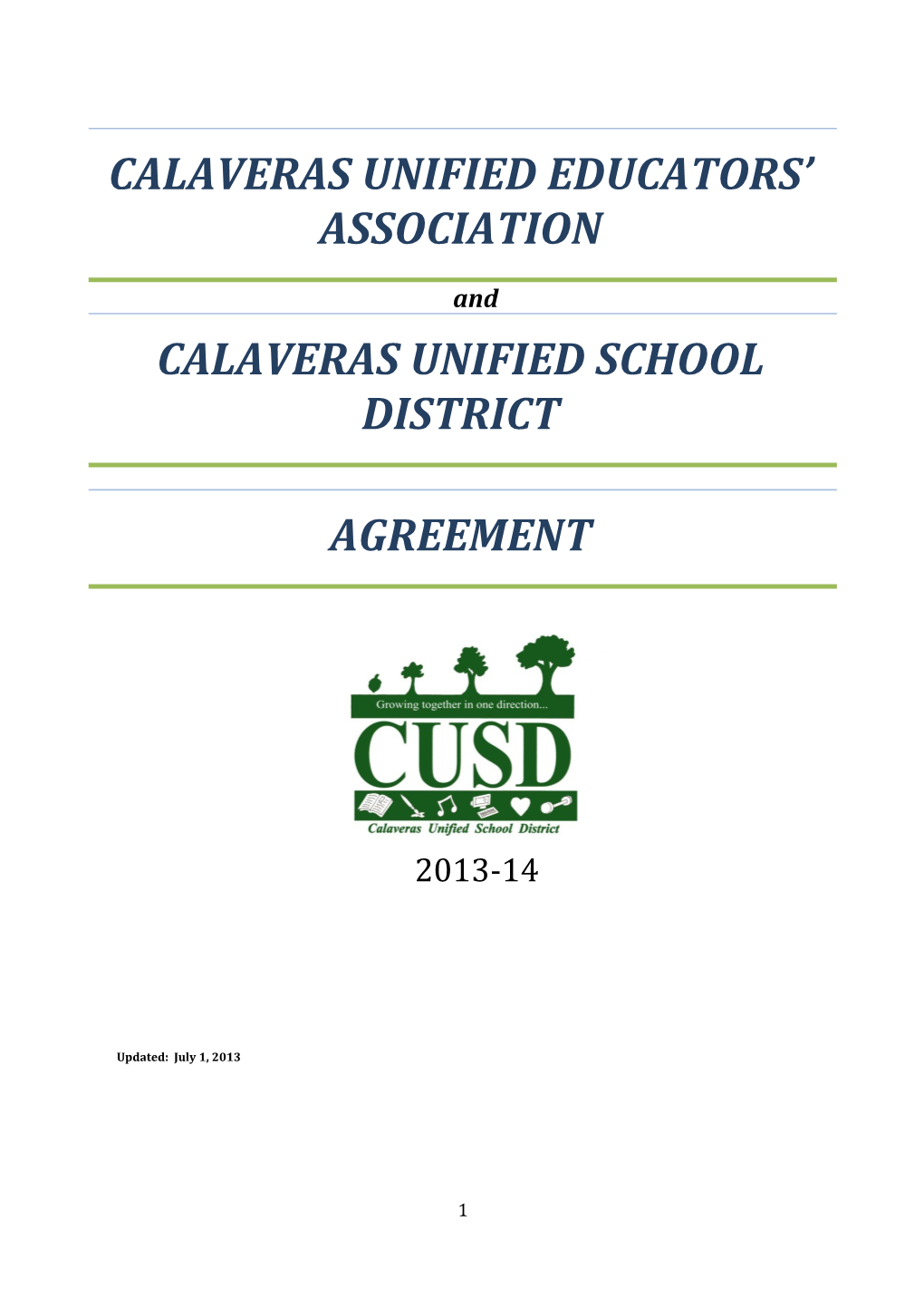 Calaveras Unified Educators Association