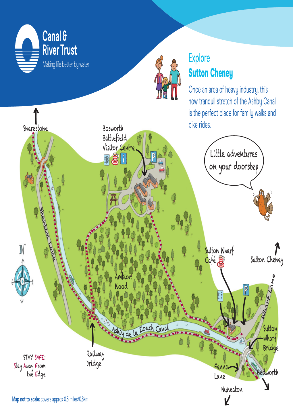 Explore Sutton Cheney Once an Area of Heavy Industry, This Now Tranquil Stretch of the Ashby Canal Is the Perfect Place for Family Walks and Bike Rides