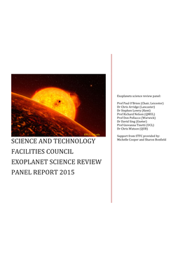 Exoplanet Science Review 2015