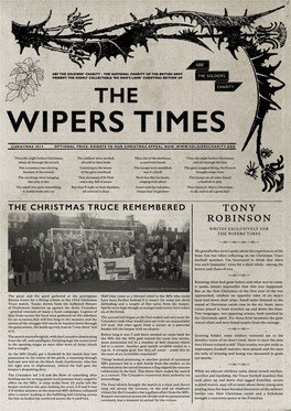 Tony Robinson the Christmas Truce Remembered