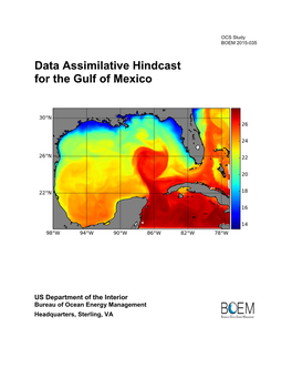 Data Assimilative Hindcast for the Gulf of Mexico