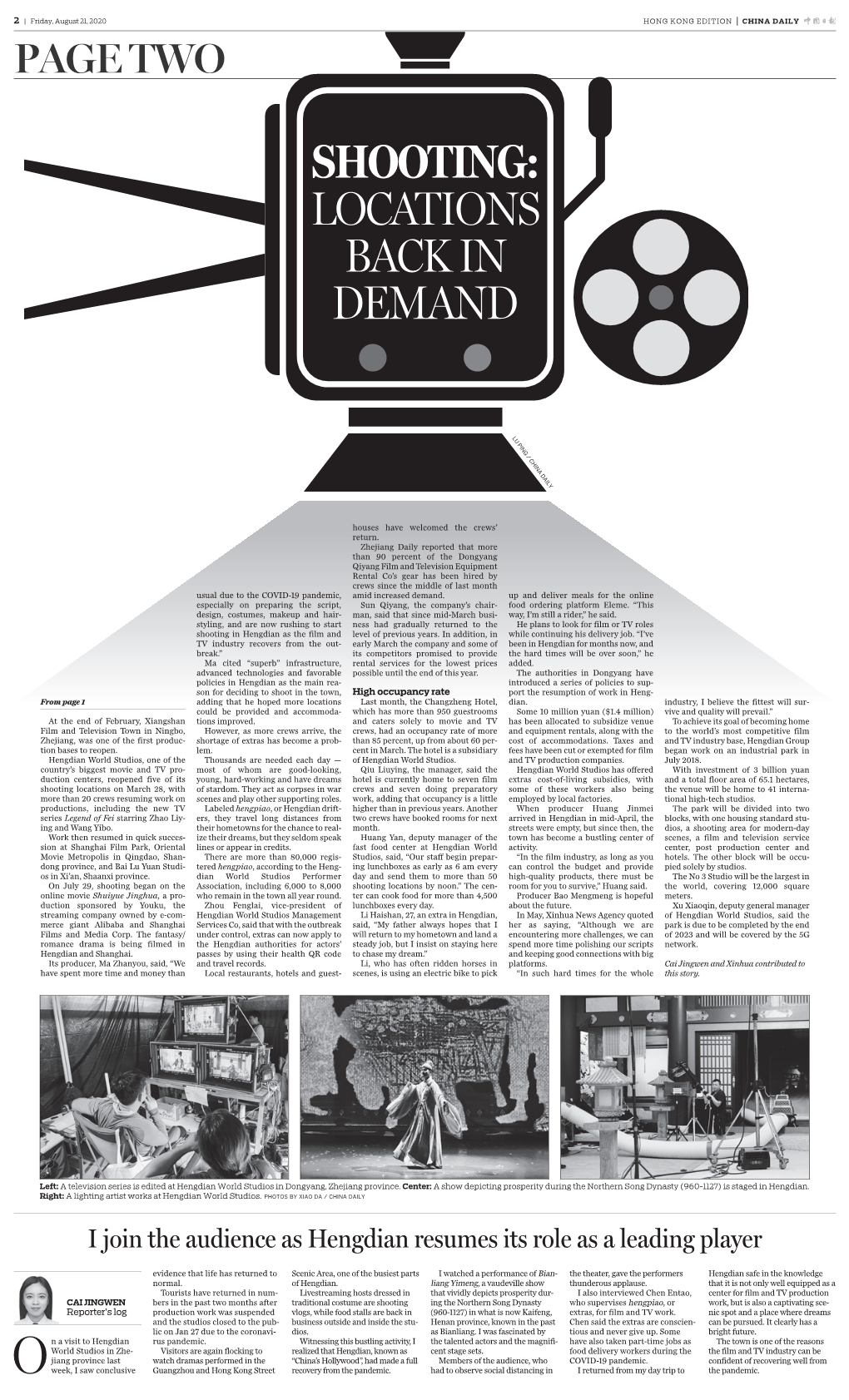 Shooting: Locations Back in Demand