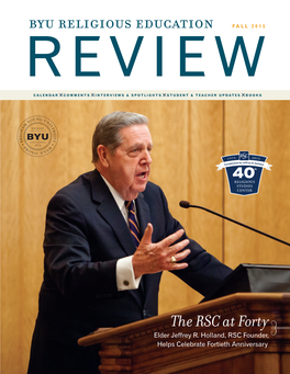 Byu Religious Education FALL 2015 REVIEW