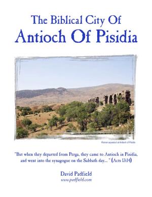 Biblical City of Antioch of Pisidia