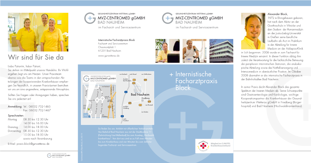 Internistische Facharztpraxis Block (MVZ-Centromed Bad Nauheim)