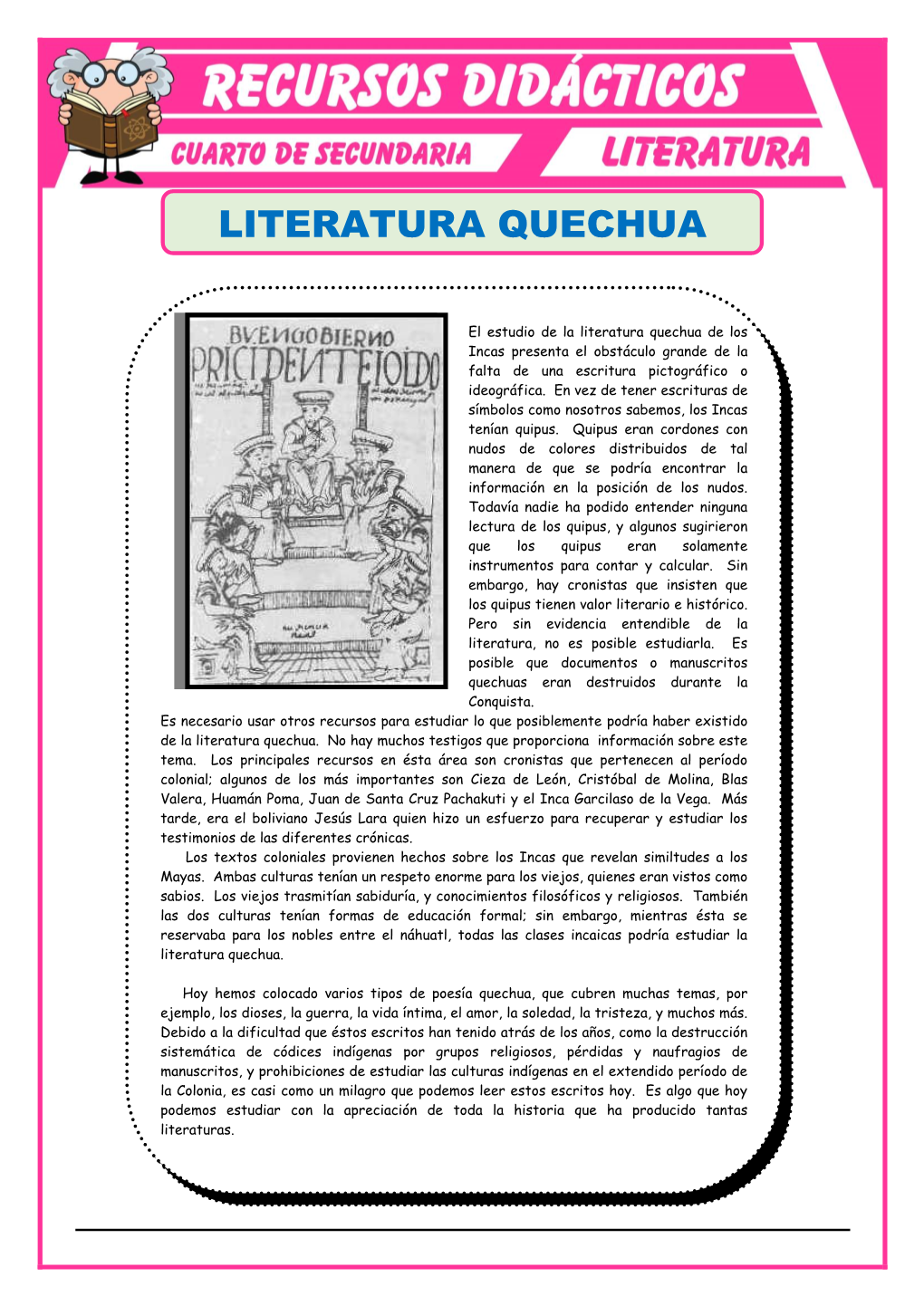 Literatura Quechua