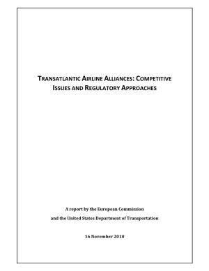 Transatlantic Airline Alliances: Competitive Issues and Regulatory Approaches