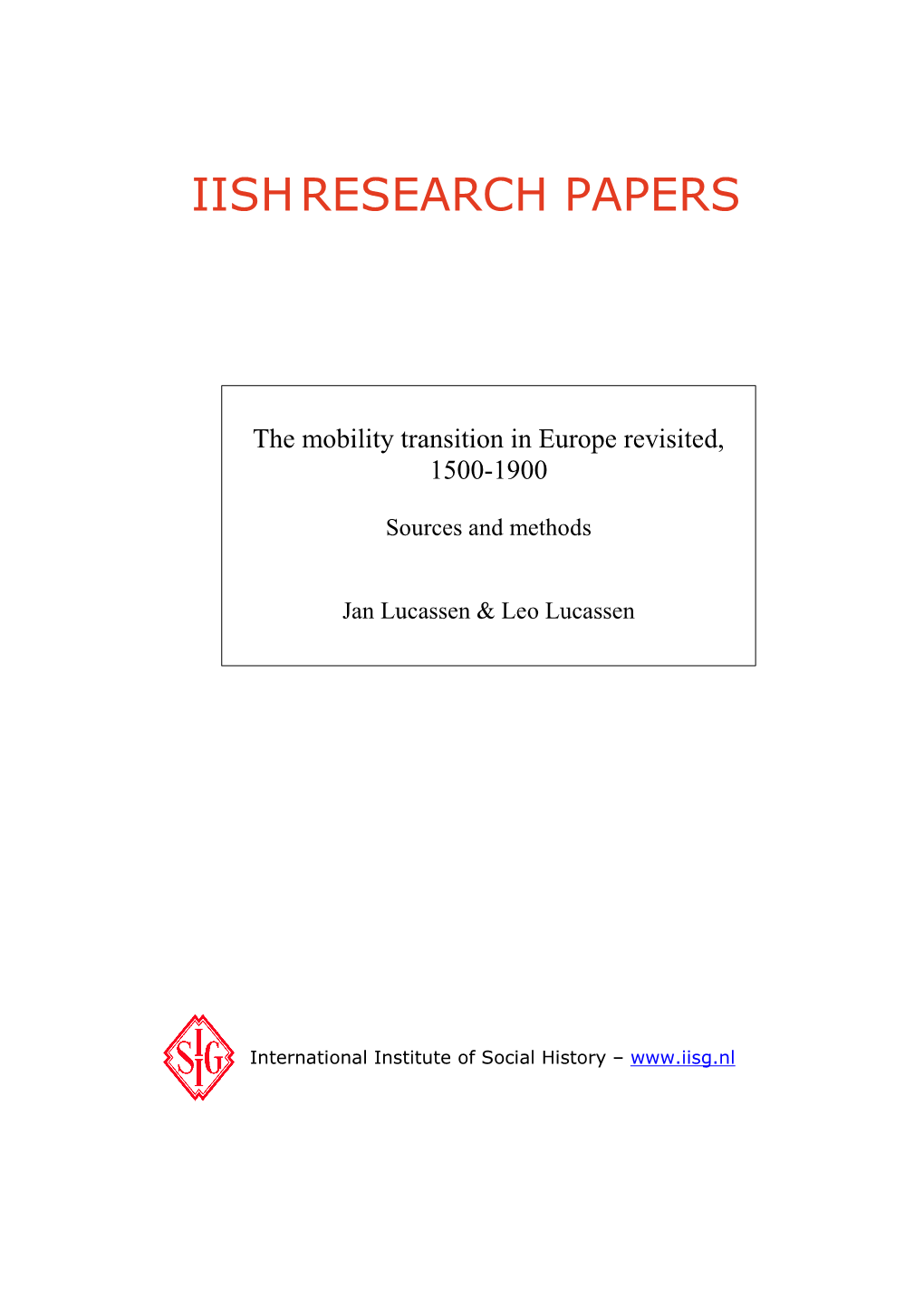 Iishreresearchpapermobility-Final Edit 101115