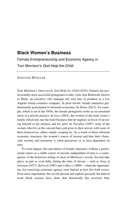 Black Women's Business