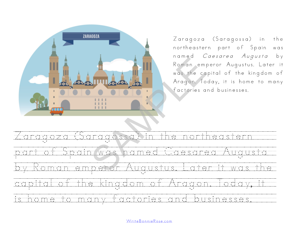 Zaragoza/(Saragossa)/In/The/Northeastern///// Part/Of/Spain/Was