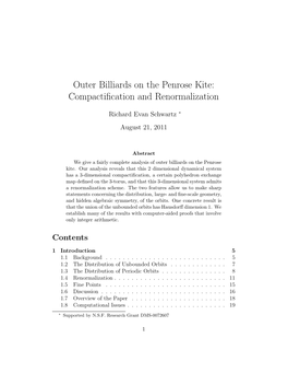 Outer Billiards on the Penrose Kite: Compactification And