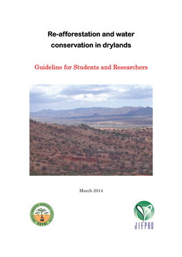 Re-Afforestation and Water Conservation in Drylands