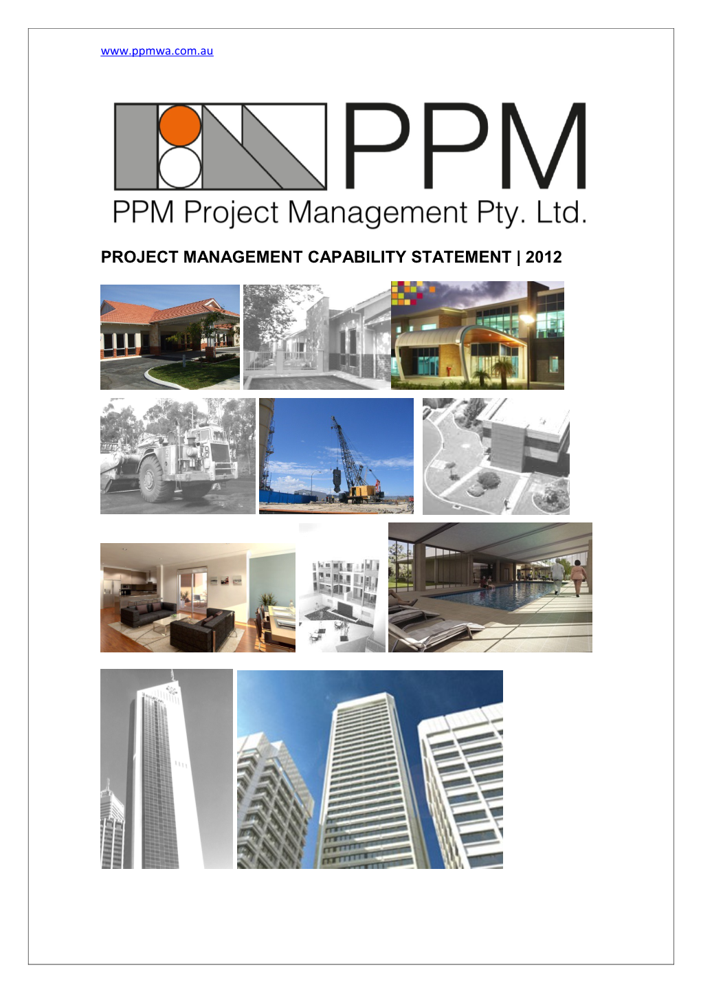 Project Management Capability Statement 2012