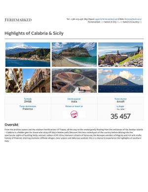 Highlights of Calabria & Sicily