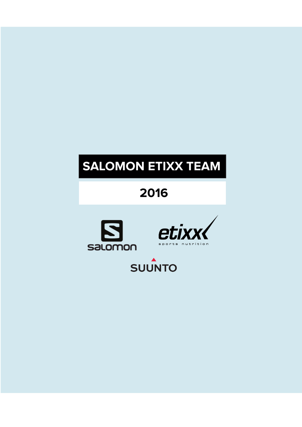 Salomon Etixx Team 2016