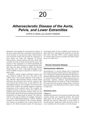 Atherosclerotic Disease of the Aorta, Pelvis, and Lower Extremities CURTIS W