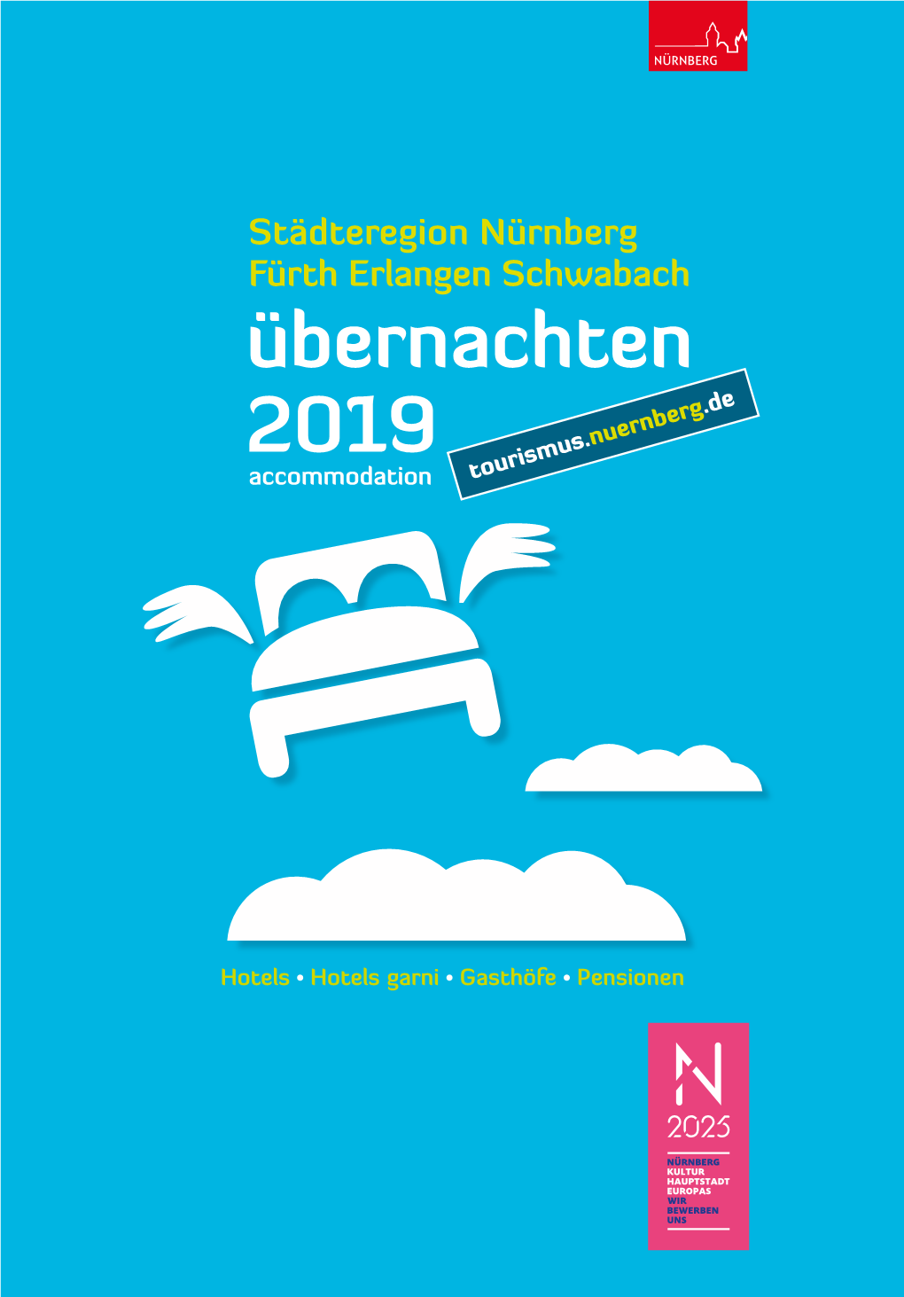 Übernachten 2019 Accommodation Tourismus.Nuernberg.De