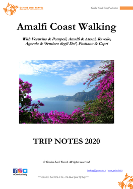 Download Detailed Trip Notes