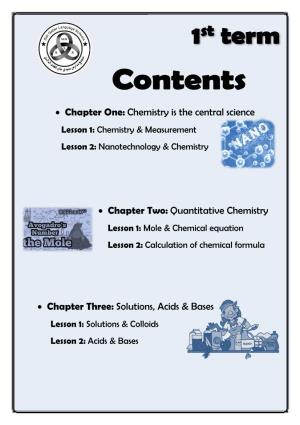 Chapter 1: Chemistry Is the Central Science