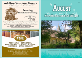 August News from Around Our Villages