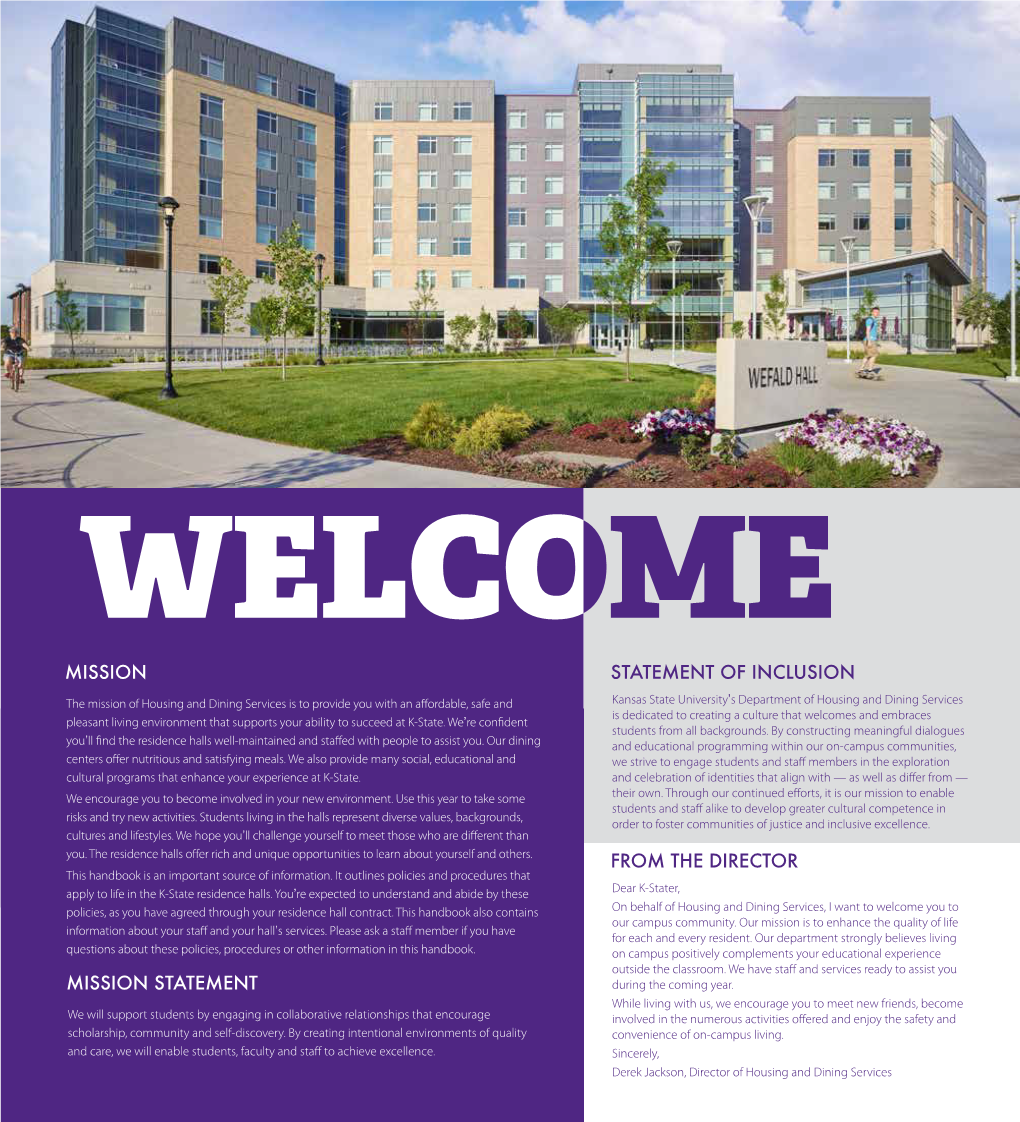 Residence Hall Handbook