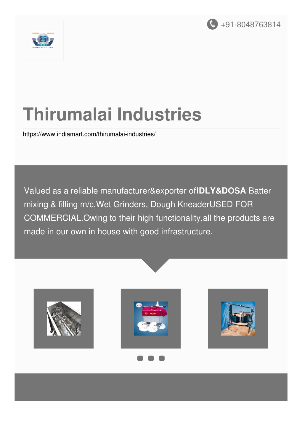 Thirumalai Industries