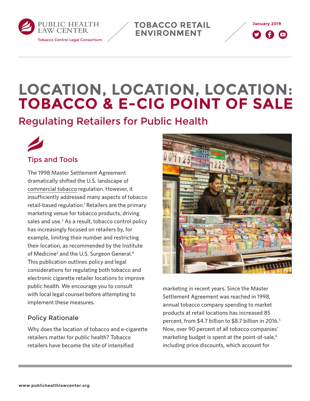 Tobacco & E-Cig Point of Sale