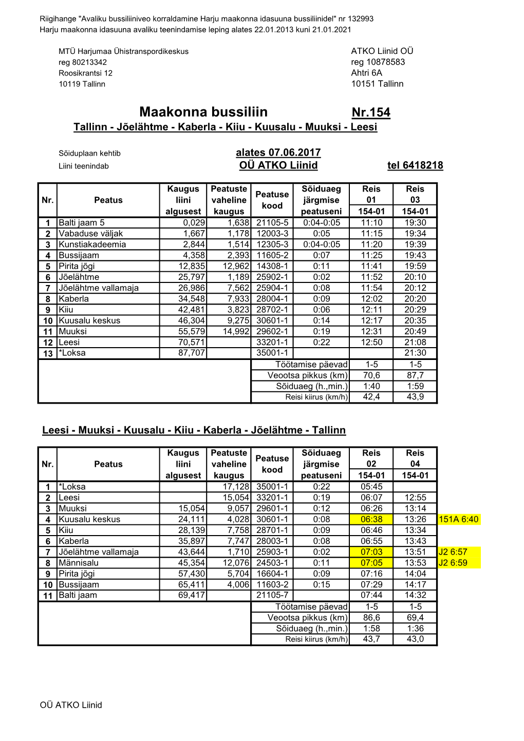 01B-Schedule for Line, Version 1.3.0724