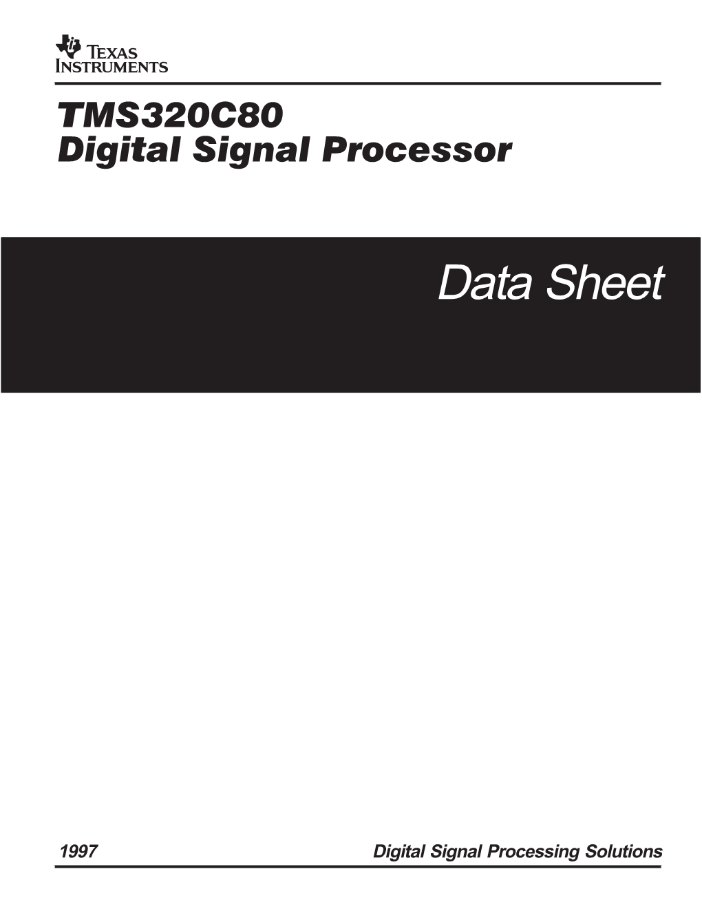 Digital Signal Processor