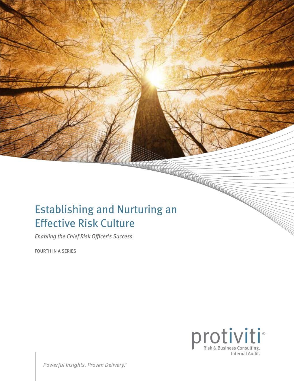 Establishing and Nurturing an Effective Risk Culture Enabling the Chief Risk Officer’S Success