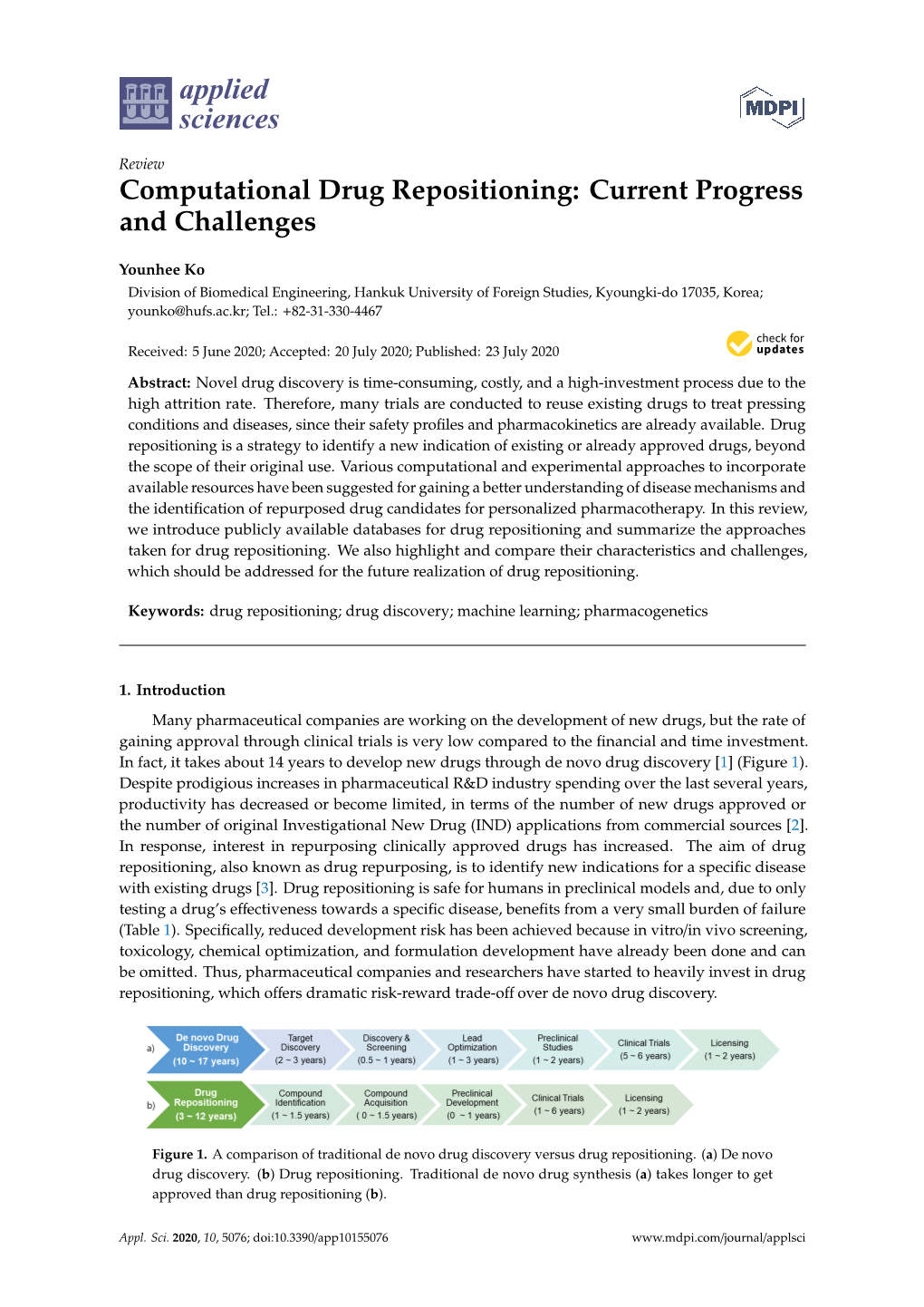 Computational Drug Repositioning: Current Progress and Challenges