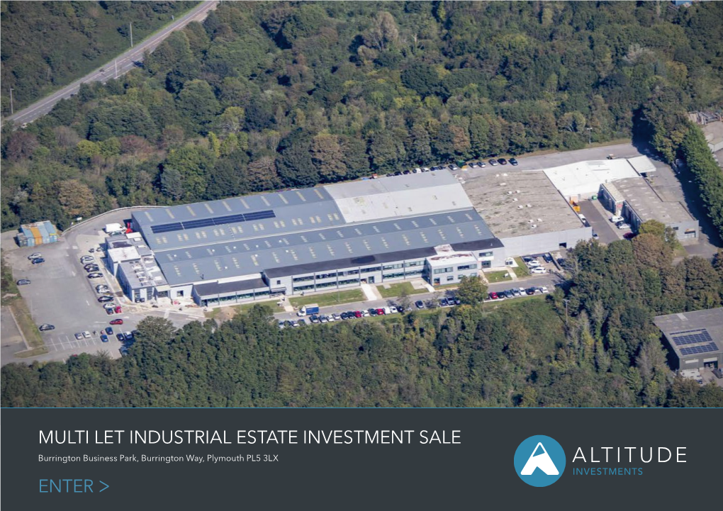 MULTI LET INDUSTRIAL ESTATE INVESTMENT SALE ENTER >