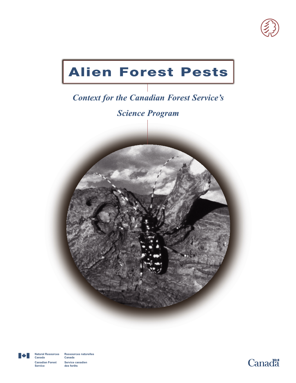 Alien Forest Pests. Context for the Canadian Forest Service's