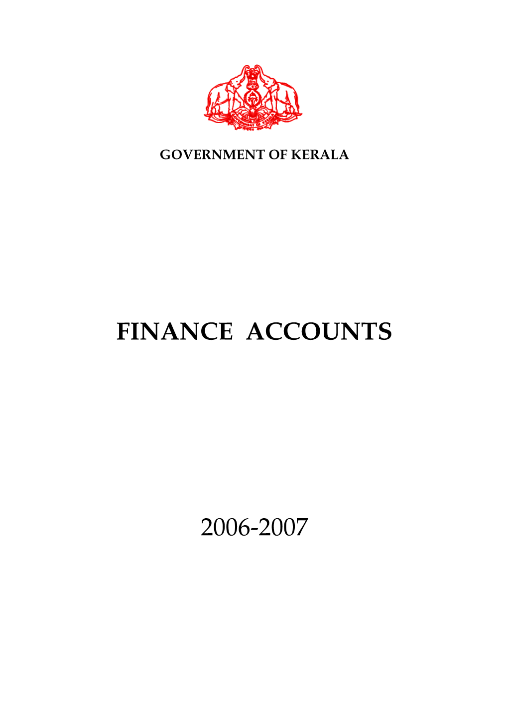 2006-2007 TABLE of CONTENTS PAGES Certificate of the Comptroller and Auditor General of India