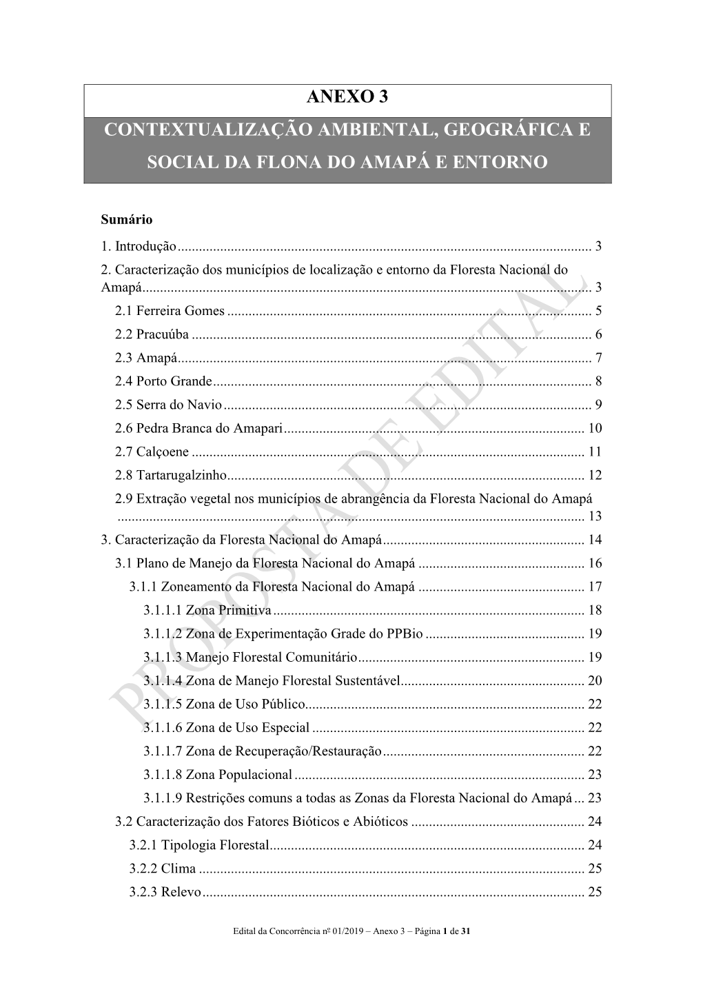 Anexo 3 Contextualização Ambiental, Geográfica E Social Da Flona Do Amapá E Entorno