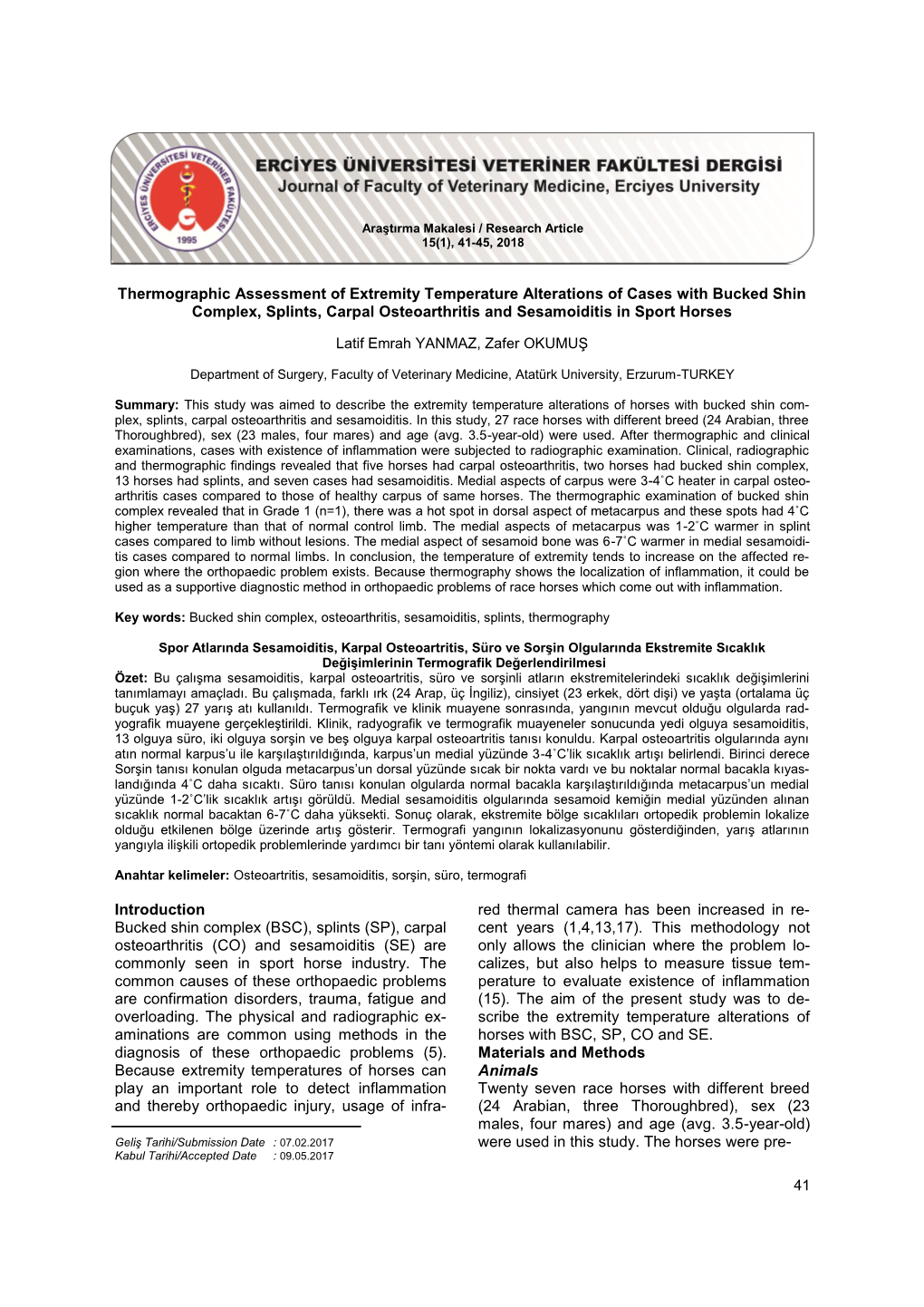 41 Thermographic Assessment of Extremity Temperature Alterations