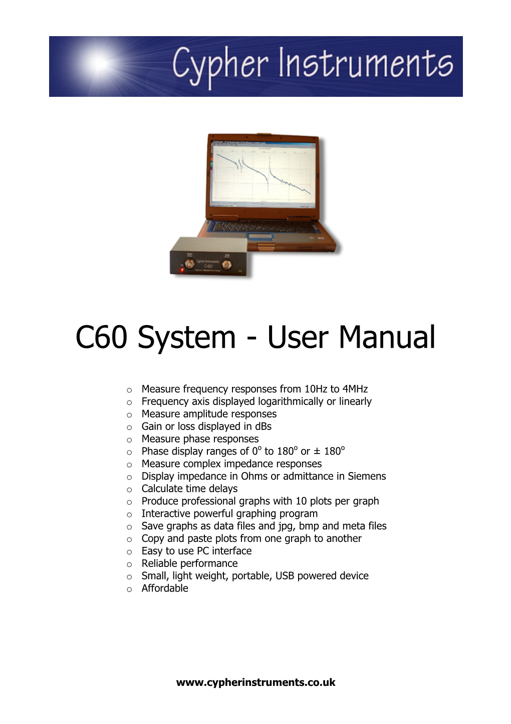 C60 System - User Manual