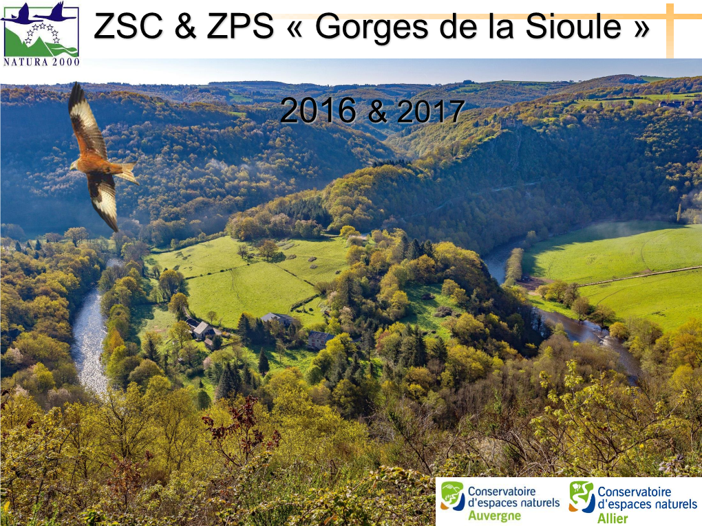ZSC & ZPS « Gorges De La Sioule » 2016 & 2017